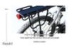 Aluminum Alloy Quick Release Bicycle Cargo Rack for Road and Mountain Bikes
