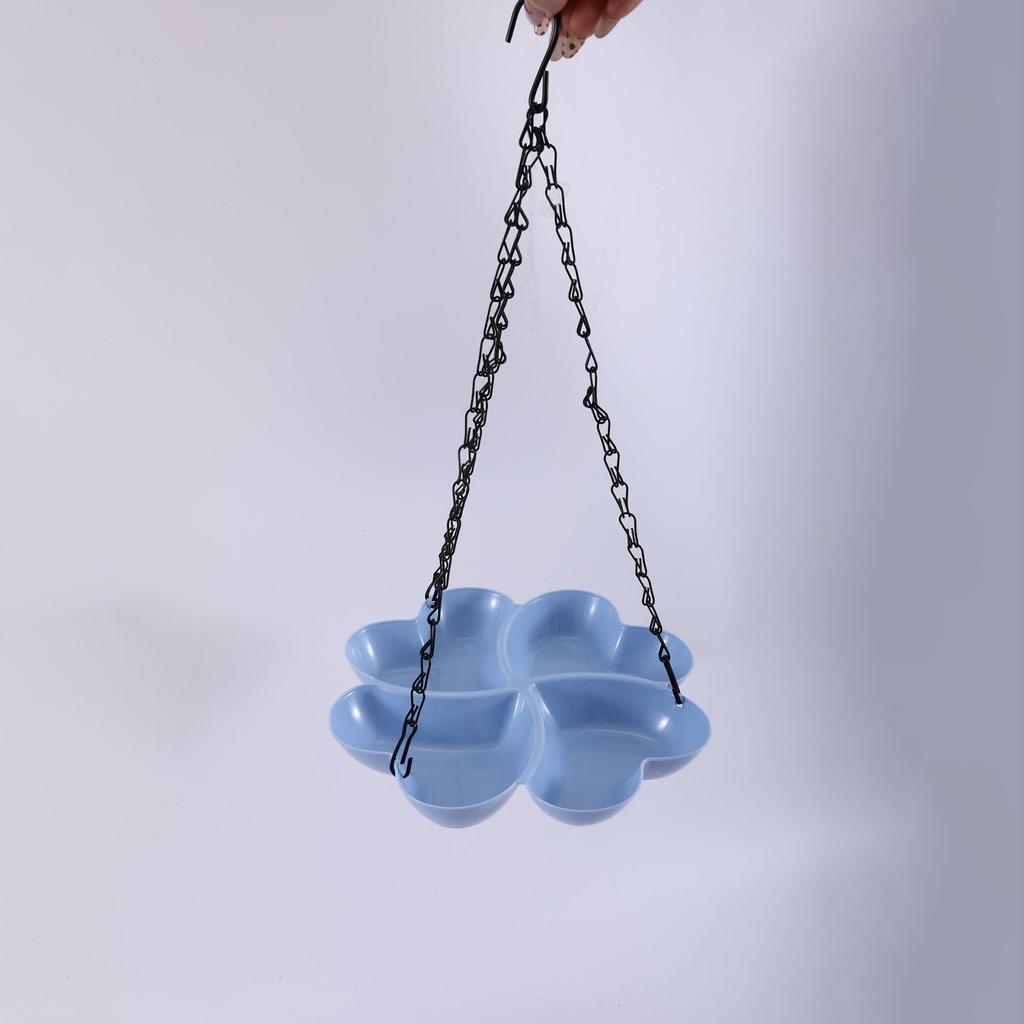 Bird Feeder Hanging Bird Feeding Tray Bird Water Bowl for Outdoor Garden Patio Parrots Doves Bird Feeding Supplies
