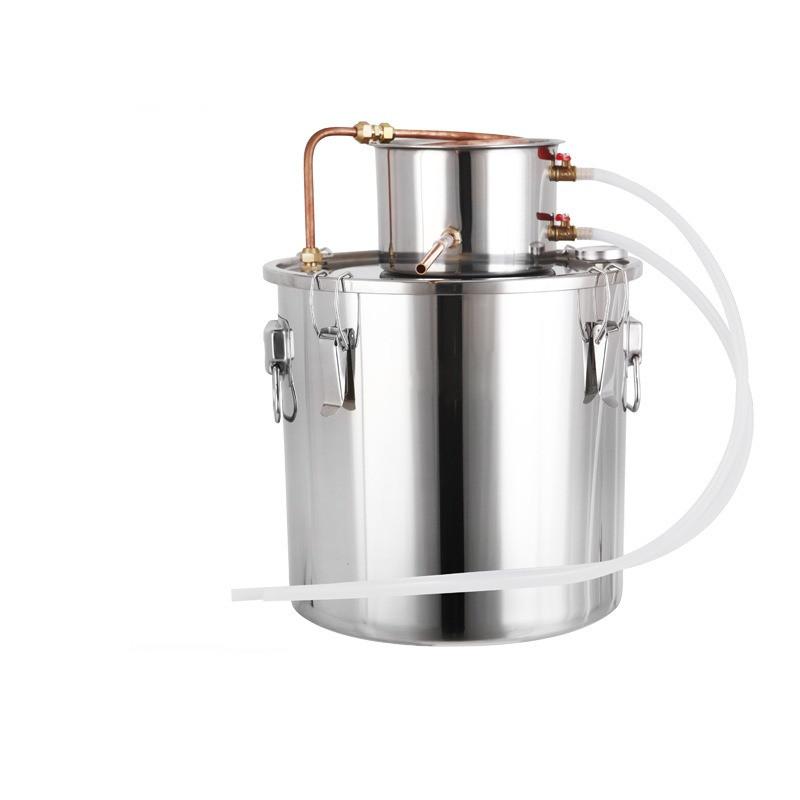 

Stainless Steel Alcohol Distiller Essential Oil Machine Household Large Capacity DIY Brewing Equipment 2GAL=8L