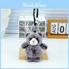 Rabbit Giraffe Cute Panda Animal Plush Keychain Toy Decoration Keyrings Gift