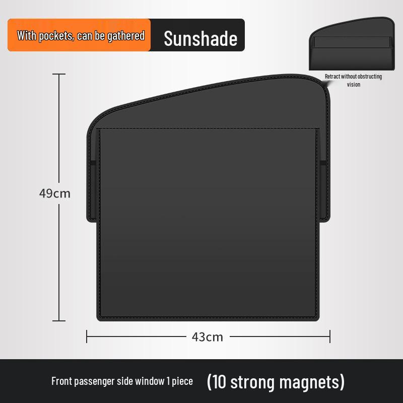 

Car Sunshade Magnetic Privacy Curtains for Side Window - Heat Insulation & Light Block for Vehicle Interior & Baby
