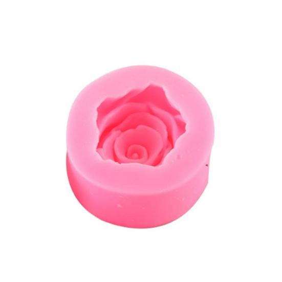 Tårtform mångsidig Värmebeständig non-stick Återanvändbar Lätt urformning Tårtdekoration DIY Rose Lilies Kryddnejlika Blomma