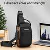 Bolsa Tiracolo Antifurto Masculina: USB, Alta Capacidade, Fechadura com Senha, Multifuncional para o Trajeto
