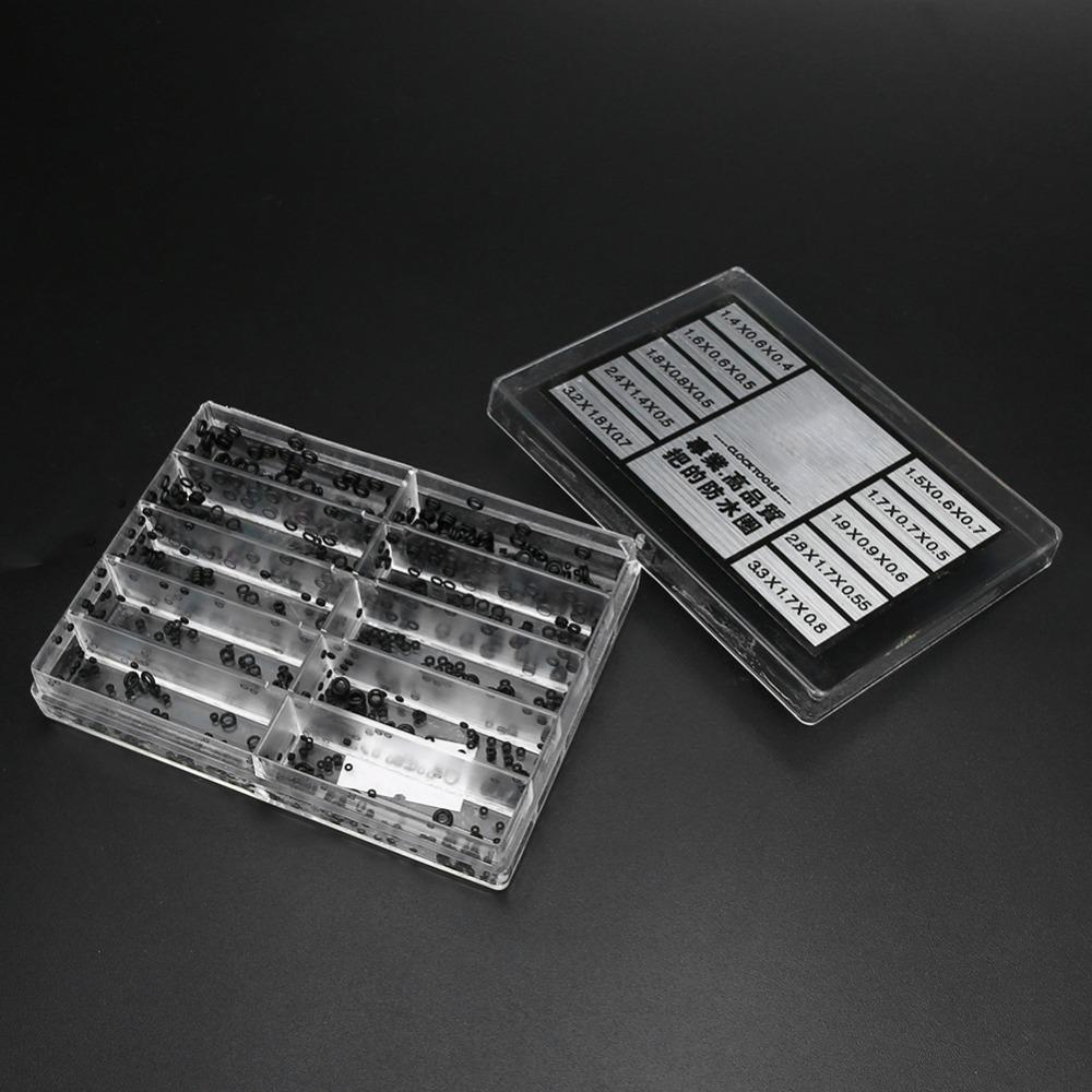 Black Watch Waterproof Seals 8.6*6.4cm Watch Repair Tools Waterproof O Ring Kit For Watchmakers