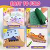 Origami Kit 30/108 Sheets Paper Folding Craft Guiding Book DIY Handmade Toys Art Craft Projects Supplies for Beginners Gifts