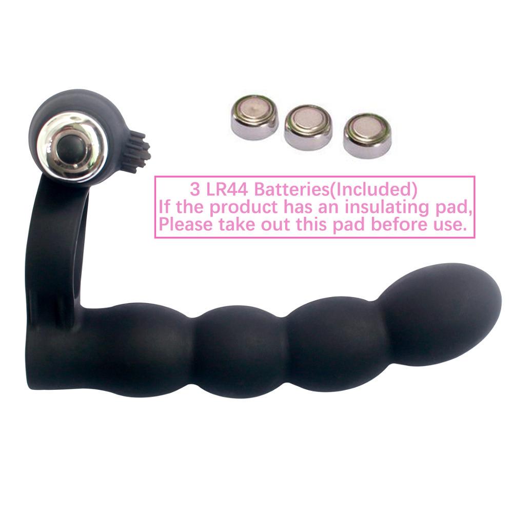7 Mode Strapon Double Penetration Butt Plug Anal Dildo Vibrators for Women Vibrator Sex Toys