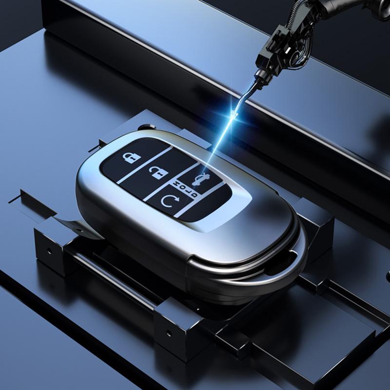 Fashion Car Key Case Cover For Honda Civic Accord Hr-V Cr-V Crv   4 5 Buttons Auto Shell Fob Holder Car Accessories