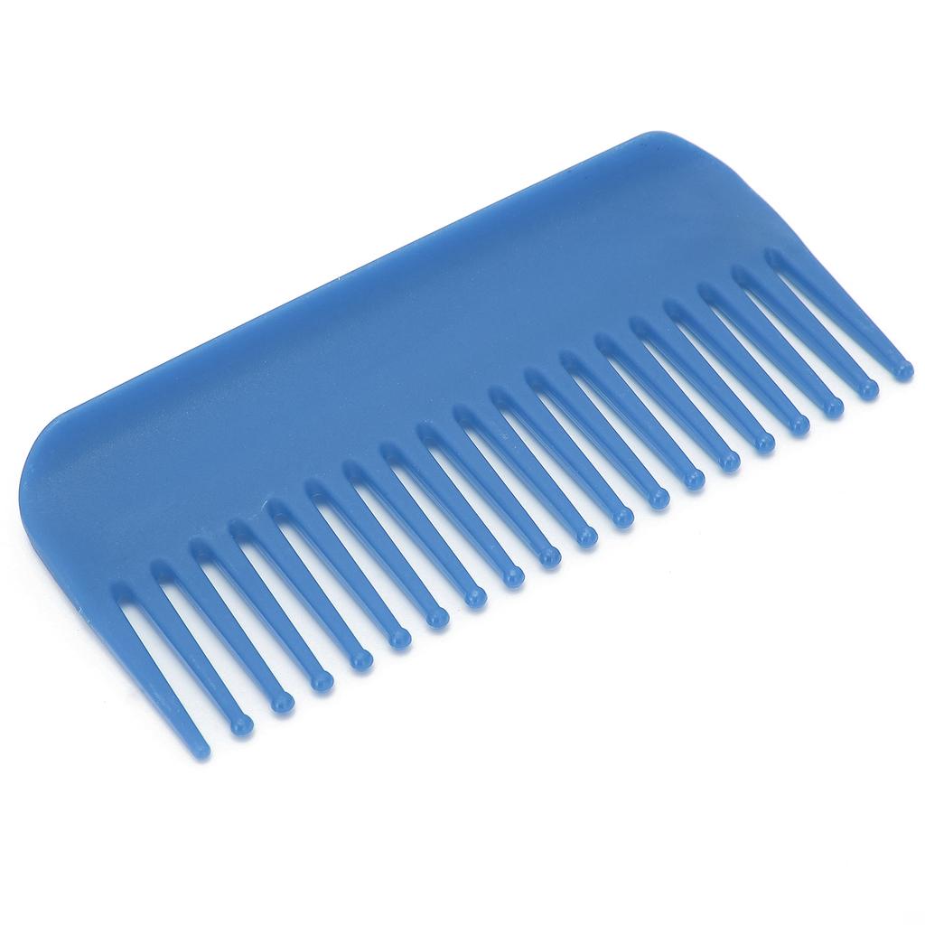 Kammer med brede tenner Hårfloke-løsende kam uten håndtak Vått tørt hår Stylekammer for salong HjemBlå