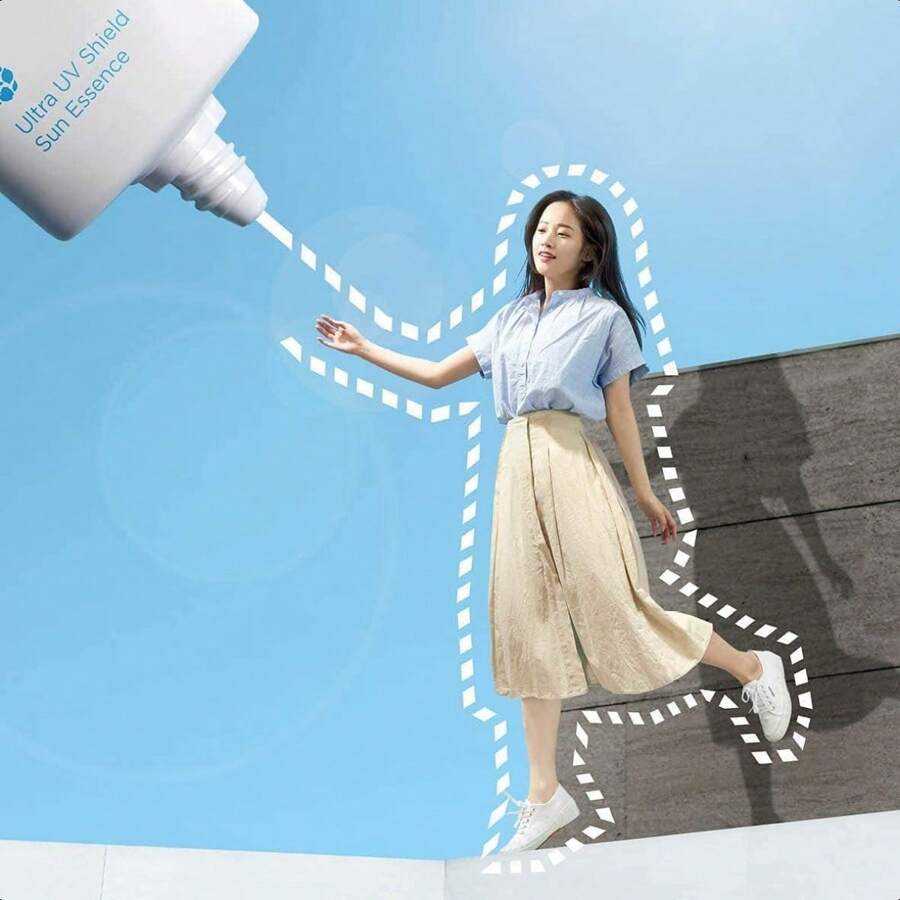 FRUDIA Cremă de Zi cu Protecție Solară Esență SPF 50g | Cremă de Față Hidratantă Organică Vegană Hidratant de Față Pentru Piele Uscată