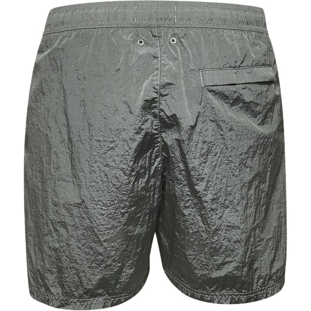 Stone Island Logo Patch Internal Drawstring Swim Shorts Men swimwear Green K1S15B100009S0043-V0055