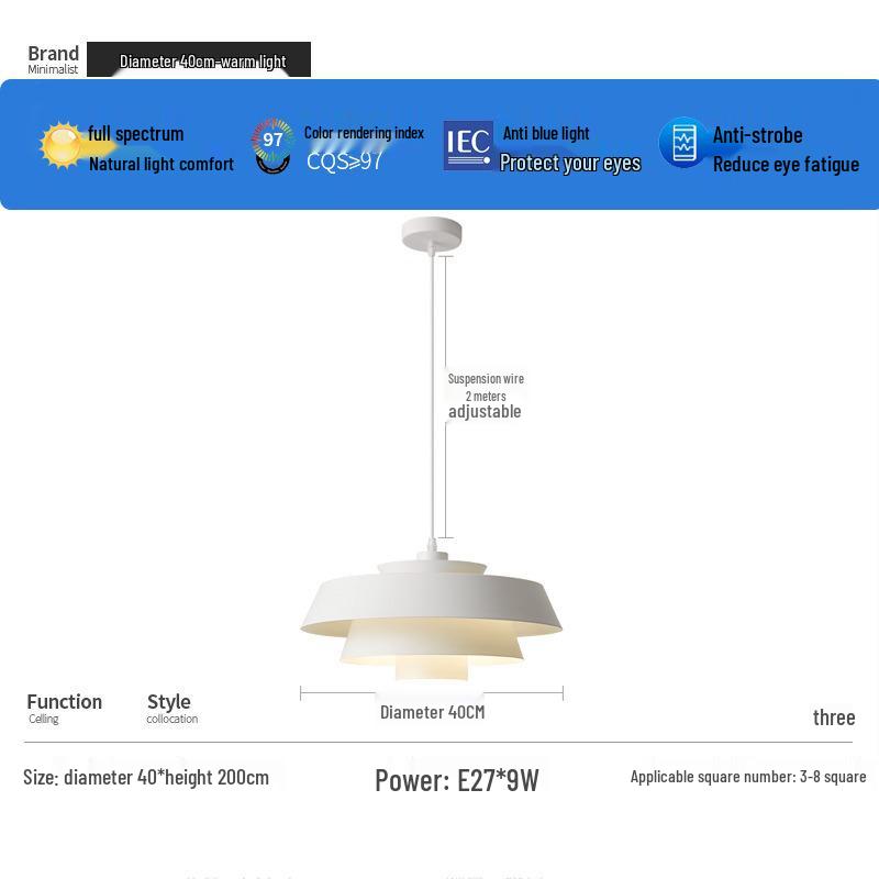 Nordic Designer Chandelier - Danish Dining & Cafe Lamp