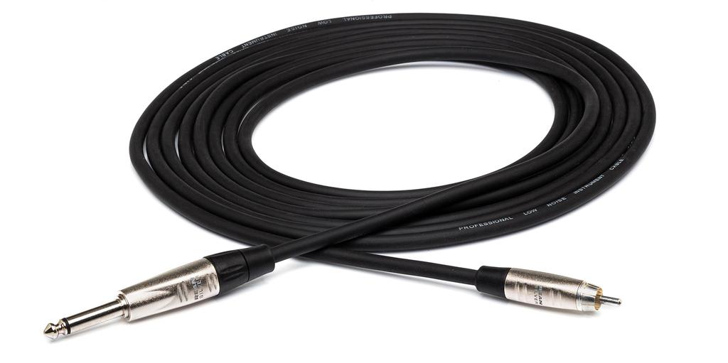 Hosa Mono Phone Plug to RCA Audio Cable HPR-005 1.5m
