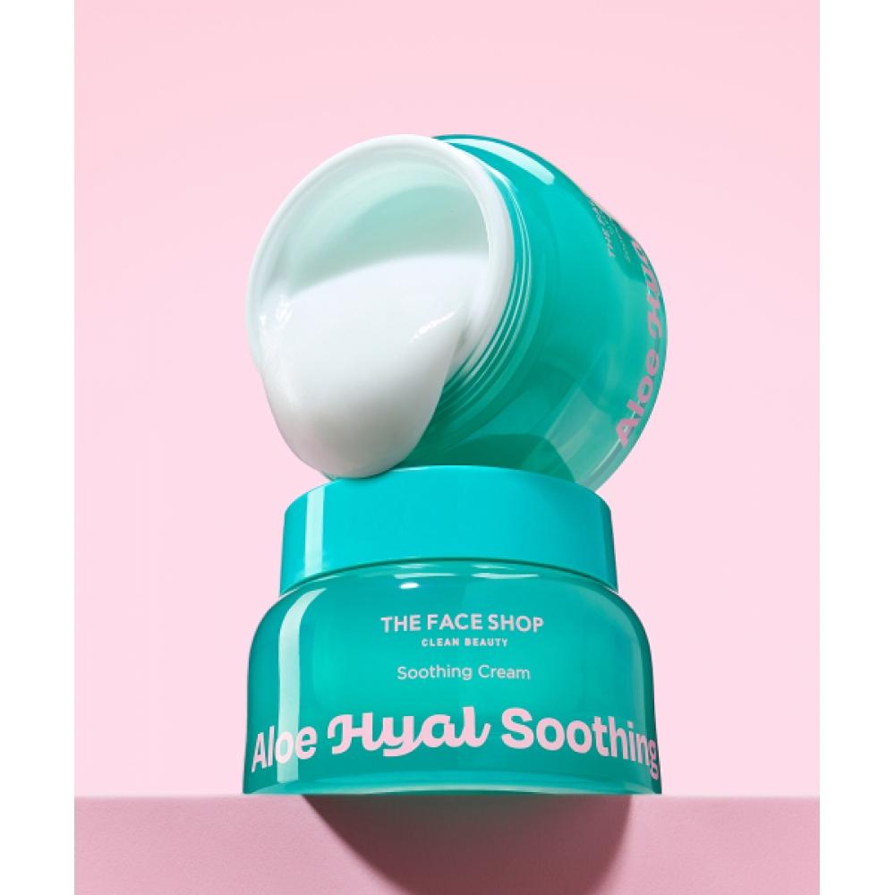 The Face Shop Aloe Hyaluronic Acid Soothing Cream 60ml