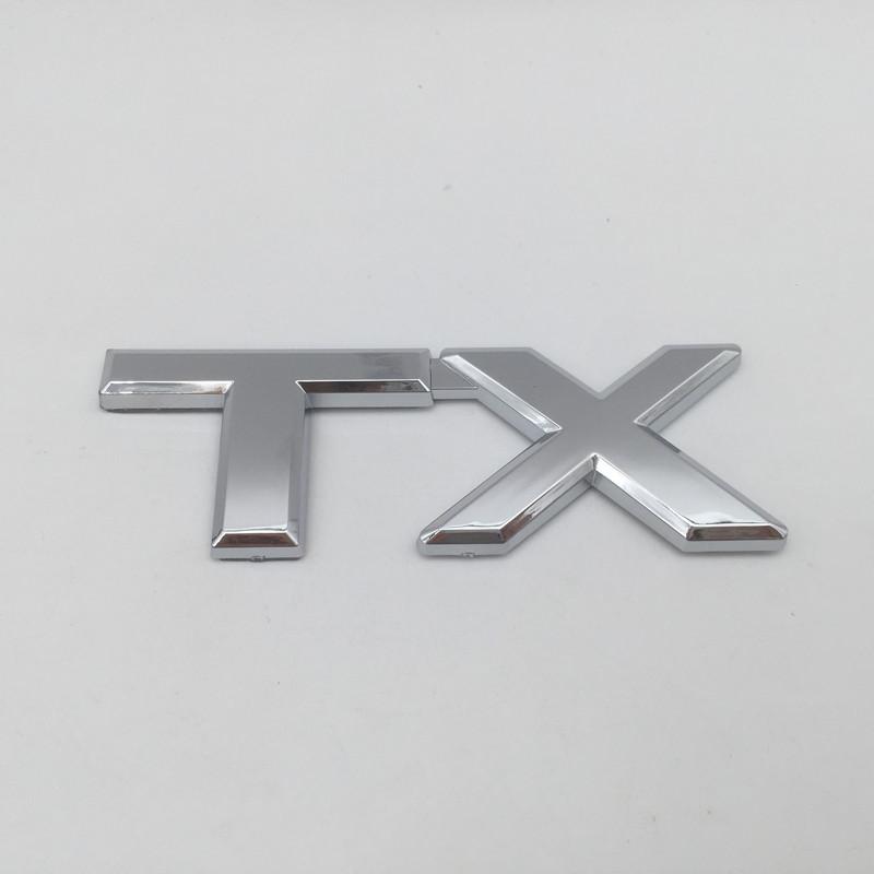 1pcs 3D ABS TX TXS TX.S car Letter Emblem Fender side Rear tail trunk badge sticker Decal styling auto Accessories
