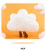Cute White Cloud Plush Throw Pillow & Toy Doll
