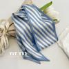 Satin Ribbon Bag Hair Tie Vintage Silk Scarf Women's Ins Style Hair Band