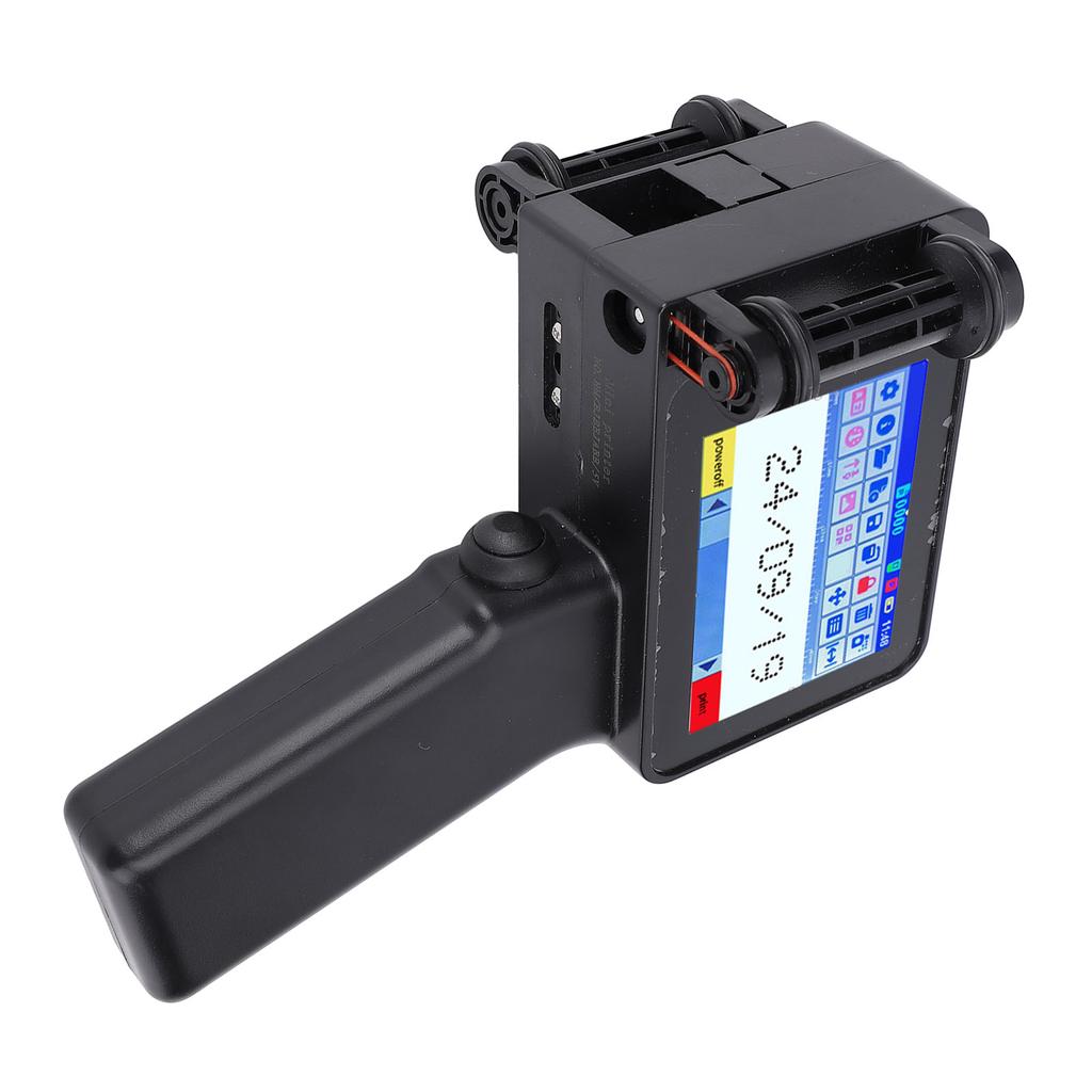 Handheld Inkjet Printer with Ink Cartridge 4.3in LED Touch Screen Portable Printing Machine for Text Barcode Date Label
