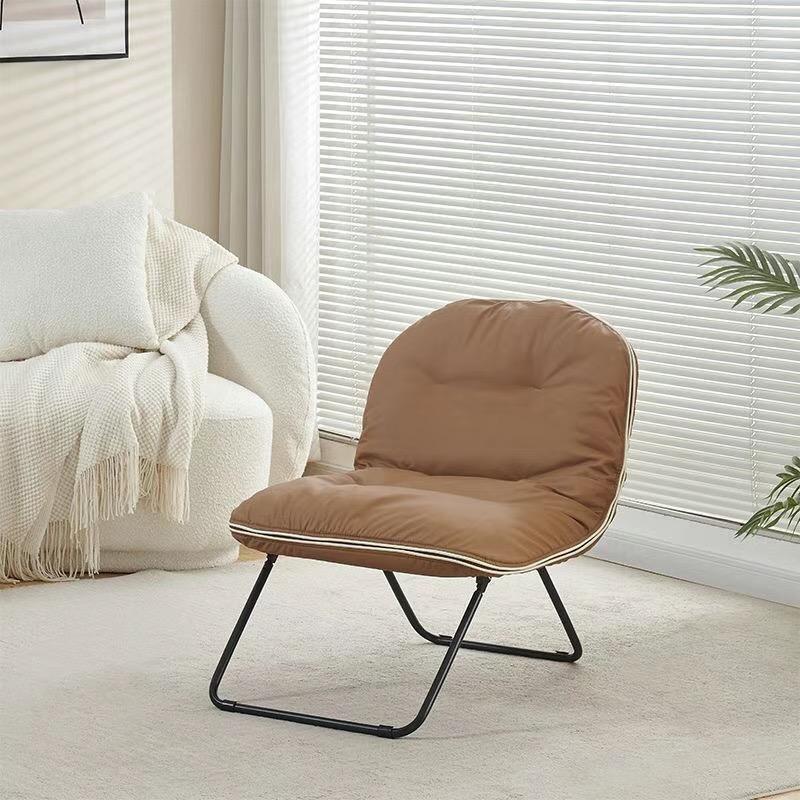 Portable Foldable Chair Compact Lightweight Single Seater, Cloud Shaped Lounge Chair for Camping Beach Travel Balcony Picnic
