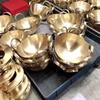 Southeast Asian style tableware Two-ear pot Rice cooker Brass Thai Cuisine soup pot Curry pot with two ears Thai tableware