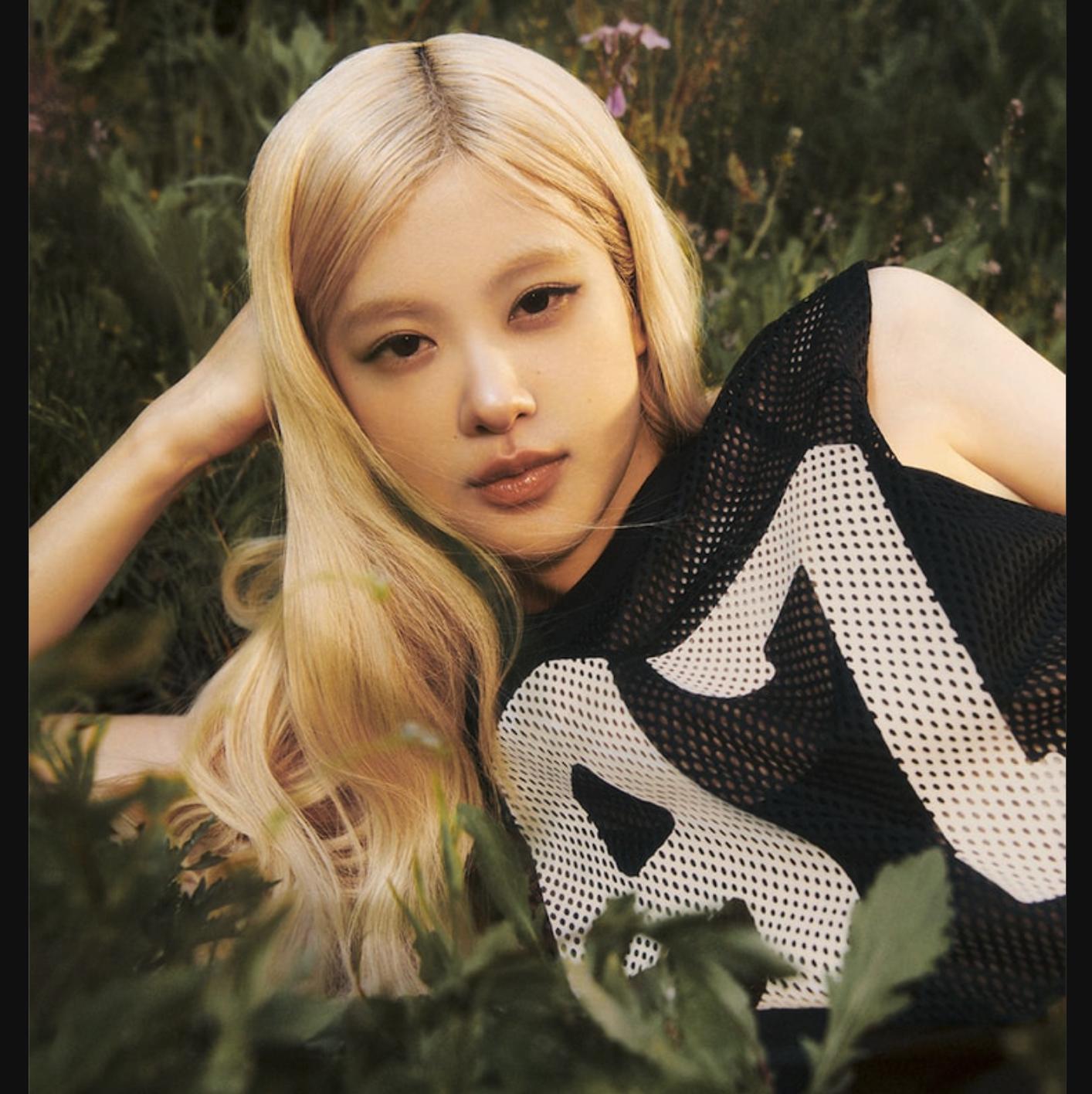 

ROSÉ Расслабленный сетчатый топ – Черный / Белый (Ограниченный выпуск) XS, S, M, L, XL чёрный/белый