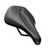 GORIX POWER ATTACK GR555 WD Bicycle Saddle, Short Nose, Wide, Elastic Pad, Shock-Absorbing, Black, for Road/Gravel/Cross/MTB