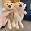 Adorable Bear Hug Cartoon Plush Hair Tie - Women's New Style Ponytail Rubber Band Hair Accessories 2025