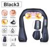 16 Massage Heads Heating Neck Shoulder Kneading Massager Cervical Health Care Back Waist Relaxation Massage Shawl
