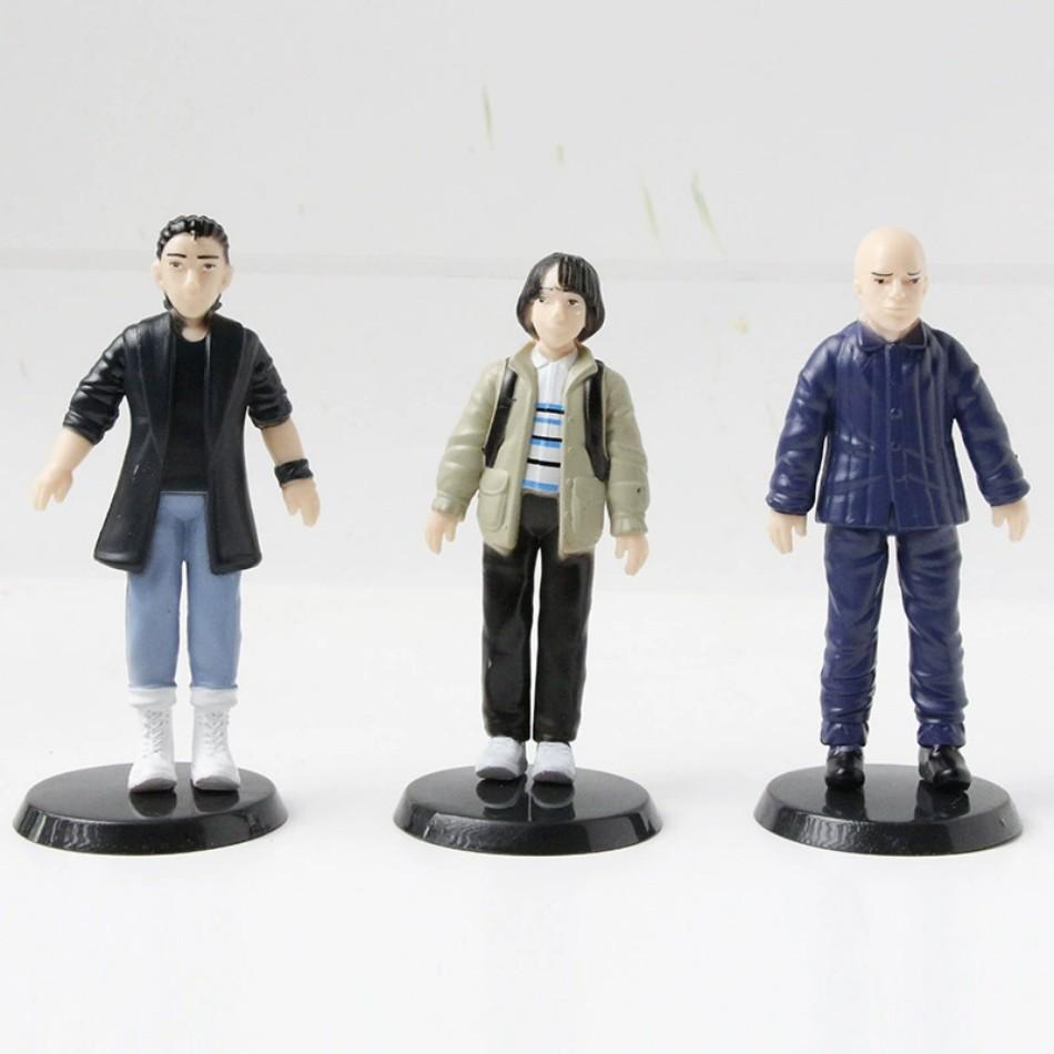 6-12Pcs/ Set Q Version Eleven Will Nancy Steve Figure Demogorgon D'Artagnan Action Figure Movie Model Toys Kids Gift