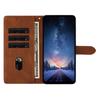 For iPhone 16e Leather Case Solid Color Phone Wallet Cover