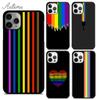 Gay Pride Flag Phone Case for iPhone 17 Air 15 16 16e 11 12 13 14 Pro Max Plus Cover Coque Fundas Shell