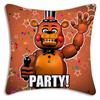 Anime F-Fnafs Boy Pillow Covers Cartoon Sofa Decorative Home Double-sided Printing Short Plush Cute Cushion Cover