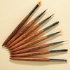 1Pcs Manicure Pen Sandalwood Rod Pull Line Painting Flower Hook Line Painting Gradient Smudge Light Therapy Brush Nail Art Tools