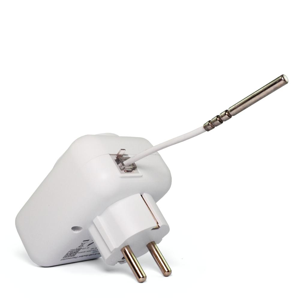 Inteligentne Gniazdko Wifi Z Termostatem 16A Wyświetlacz Led Tuya