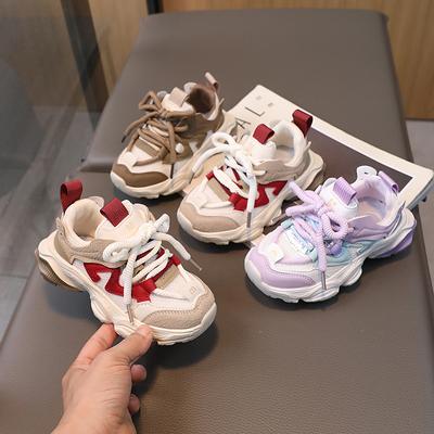 Trampki dziecięce Jesienne chłopięce modne buty sportowe Dziewczęce antypoślizgowe buty studenckie na co dzień Nowe obuwie dla dzieci