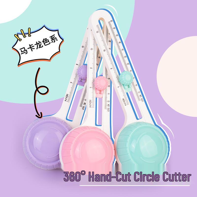 In-Stock Macaron Color Journal Greeting Card Circle Cutter: Handmade for Paper Crafting