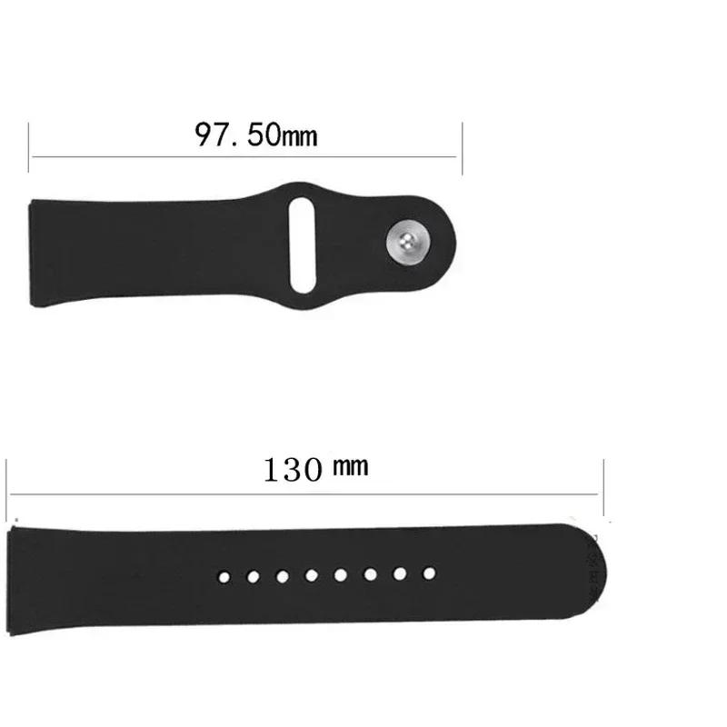 Silicone Watch Band 22mm 20mm For TicWatch Pro 3 Ultra E3 E2 S2 Pro X GTW 2025 Soort Strap Smartwatch Bracelets Women Men Correa