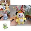 Panda Cartoon Plush Keychain With Soft Toy Pendant For Kids And Collectors