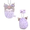 Sanrio Okurumi Baby Sleeping Swaddling Mascot Character Keyring Key Holder Directly Imported from Japan, a Popular Character In Korea