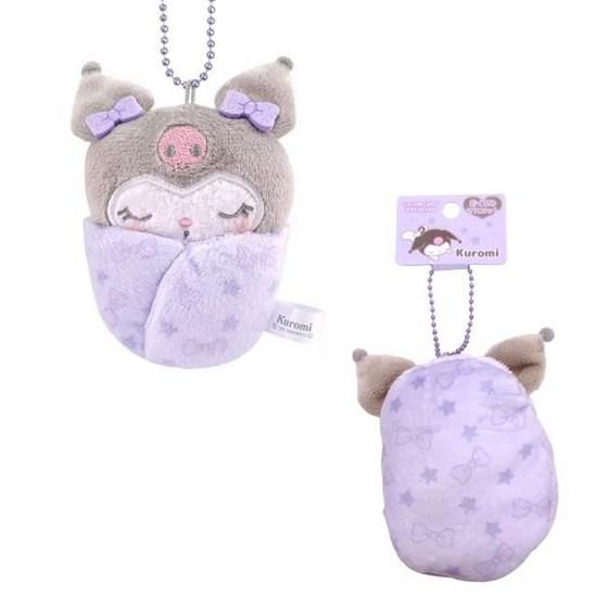 Sanrio Okurumi Baby Sleeping Swaddling Mascot Character Keyring Key Holder Directly Imported from Japan, a Popular Character In Korea