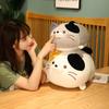 Japanese Dumpling Cat Plush Toy Doll Cute Fat House Cat Big Throw Pillow Bed Holding Rag Doll