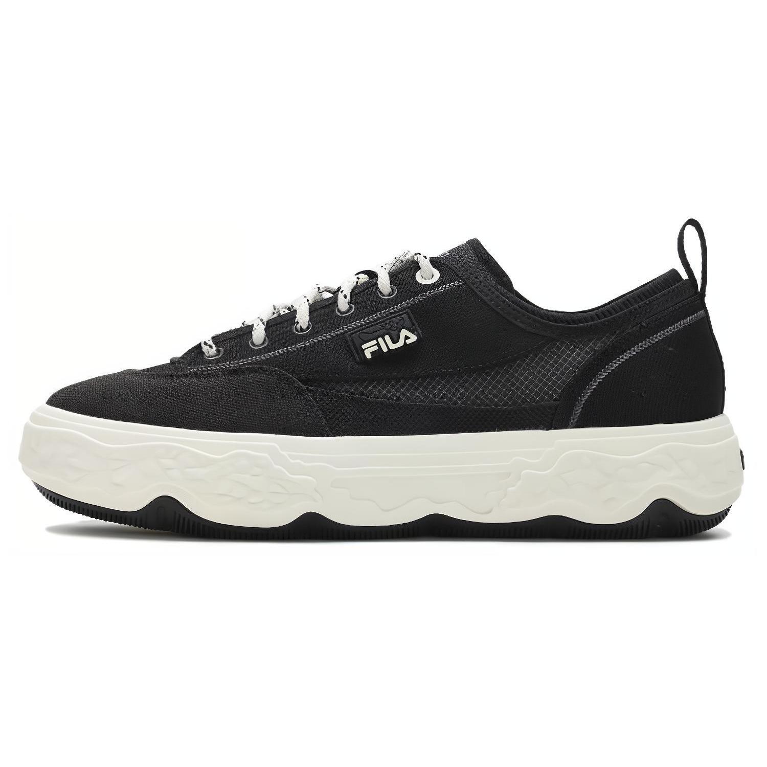

New FILA ROCK Low Top Canvas Shoes Men s Black F12M421301FBK 42
