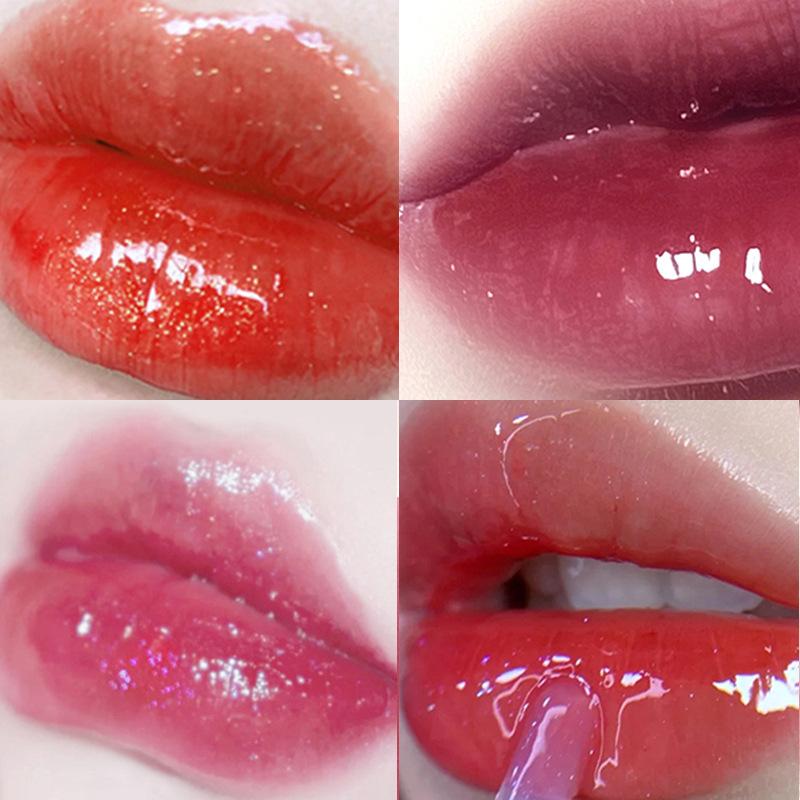 glossy korean lips