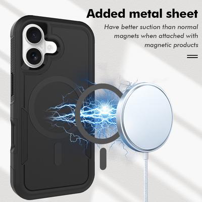 New for Apple 17pro Sail Phone Case TPU 2-in-1 16 Full Pack Anti Drop Magnetic Phone Protection Case