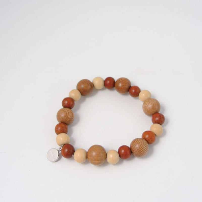 Objet213 Bransoletka z drewna Bubble Bali Mood