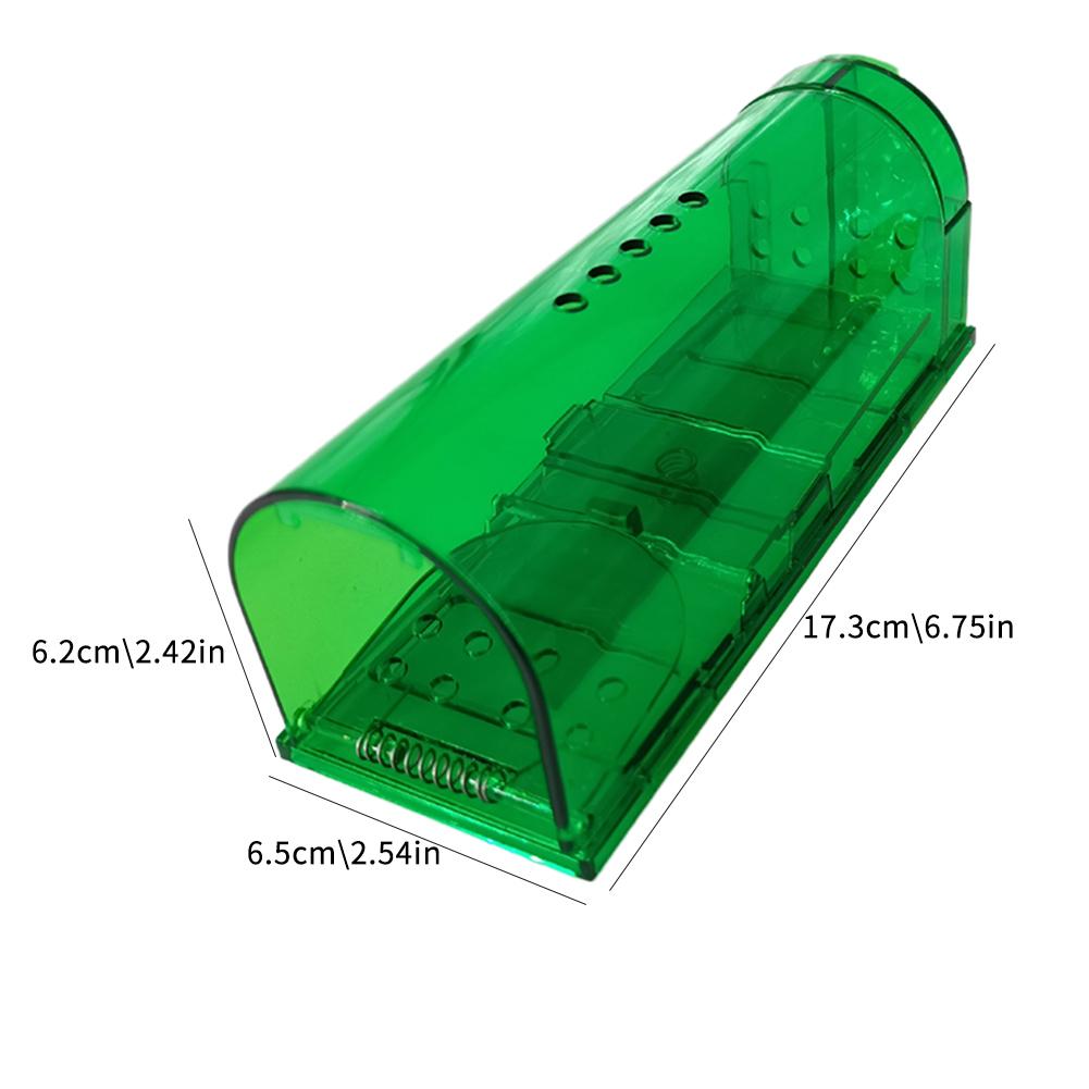 Smart Self-locking Mousetrap Safe Firm Iron Net Household Mouse Catcher Metal Reusable Humane Indoor Outdoor Rat Trap Rat Cage