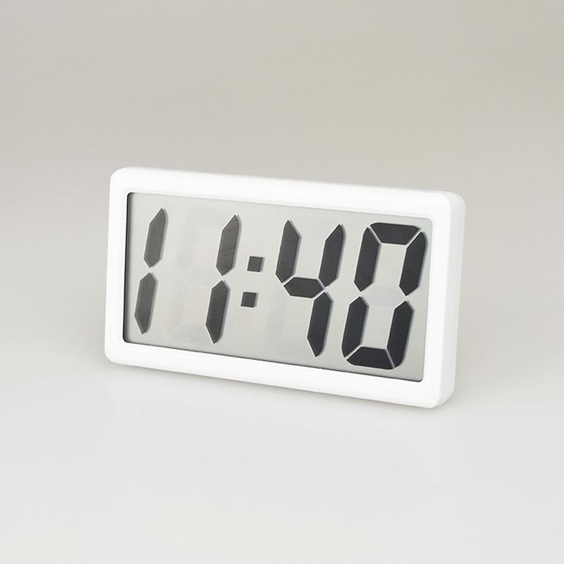 

Міні Цифровий Настільний Годинник на Батарейках Час Дата 12-годинний Дисплей Настільний Годинник Настінний РК-годинник з Батарейкою AG10 білий