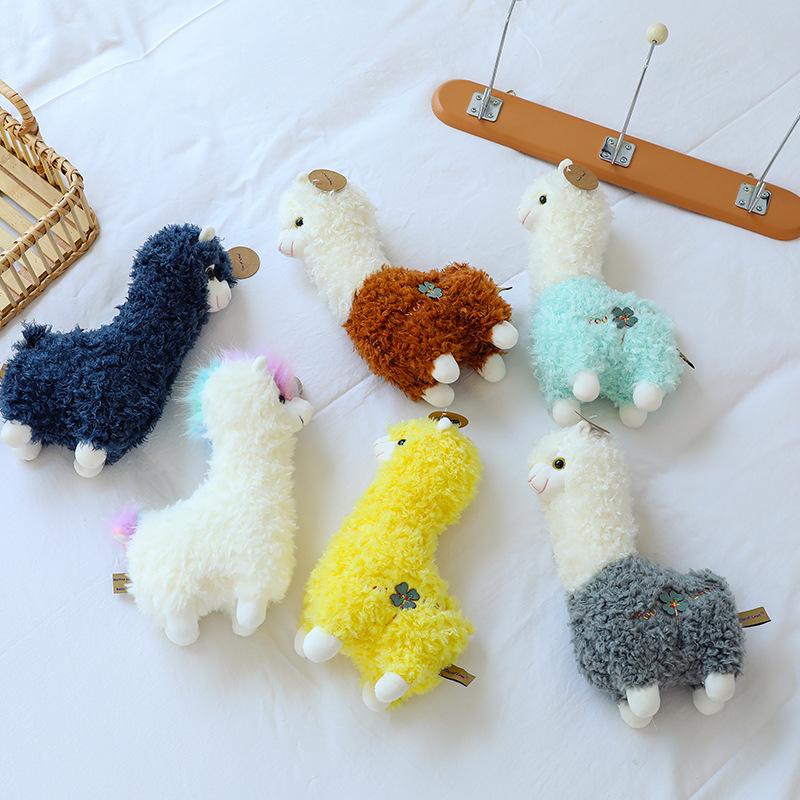Cute alpaca doll lamb pendant plush toy grab machine doll zoo event gift