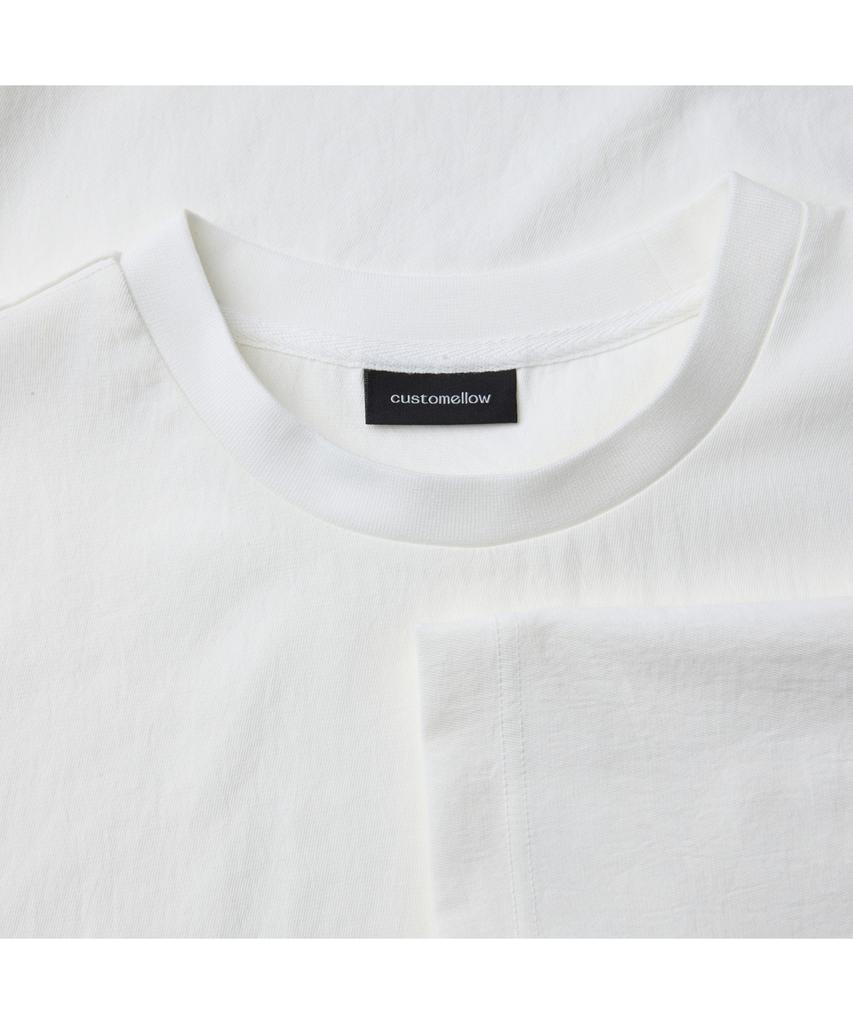 Keoseuuteommellou White Woven T-Shirt Cwtas26212Whx