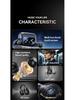 Cross-border AI Wireless Ear Clip Bluetooth Headset with Touch Display and Long Battery Life.