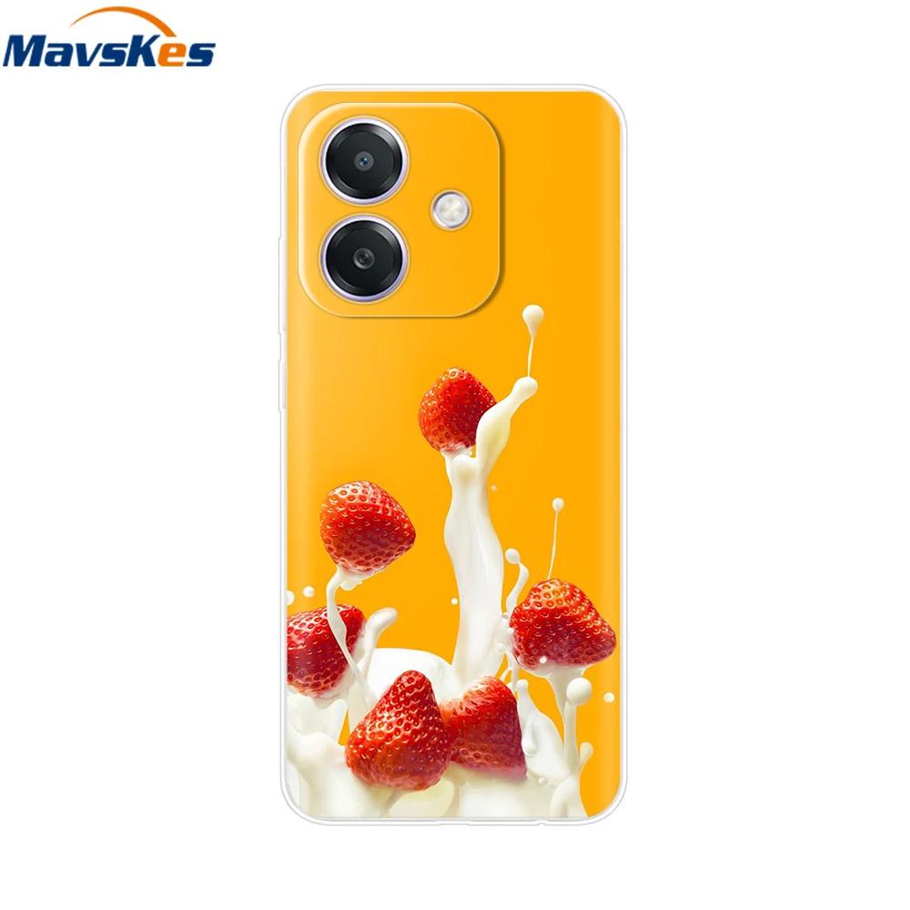 Soft Clear TPU Case For Oppo A3X A3 4G 5G 2024 Cases Soft Silicone Phone Cover for OPPOA3X OPPOA3 Protective Shell Cover Coque